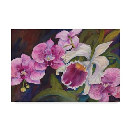 Joanne Porter 'Orchid' Canvas Art,12x19